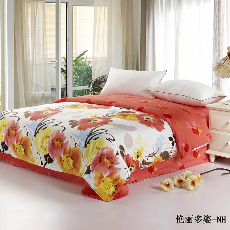 南通傢紡 正品床品 婚慶全棉斜紋印花四件套件套清倉團購批發批發・進口・工廠・代買・代購