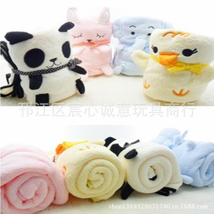 一件代發午休毯子可愛熊貓動物毯寶寶毯空調毯膝蓋蓋毯工廠,批發,進口,代購