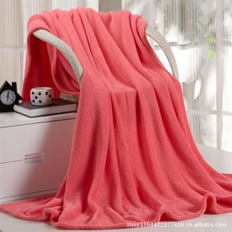 素色舒棉絨毯 珊瑚絨毯加厚型 純色單人床單絨毯 素色春秋毛毯批發・進口・工廠・代買・代購