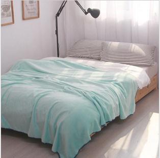 素色法蘭絨毛毯夏季毯子珊瑚絨毯升級款可做床單蓋毯空調毯工廠,批發,進口,代購
