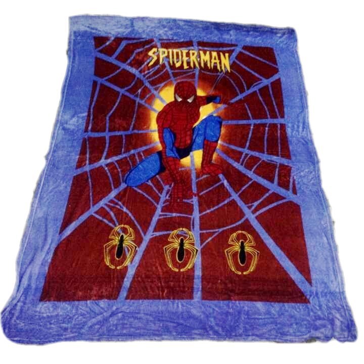 蜘蛛俠spiderman超級英雄法萊絨卡通保暖毛毯空調被床單1.5*2米工廠,批發,進口,代購