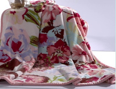 雅蘭傢紡 迷情玫瑰拉舍爾超柔毯工廠,批發,進口,代購