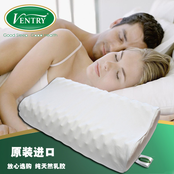 ventry泰國乳膠枕頭純天然正品護頸枕進口頸椎枕批發橡膠枕頭枕芯工廠,批發,進口,代購