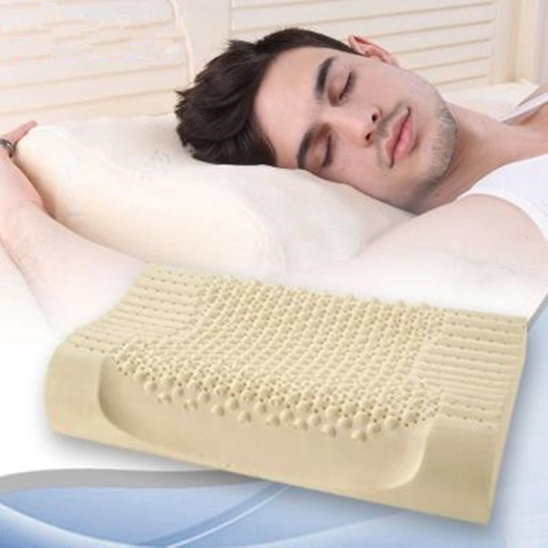 泰國護頸乳膠枕頸椎枕成人進口天然橡膠枕頭睡眠枕健康保健工廠,批發,進口,代購