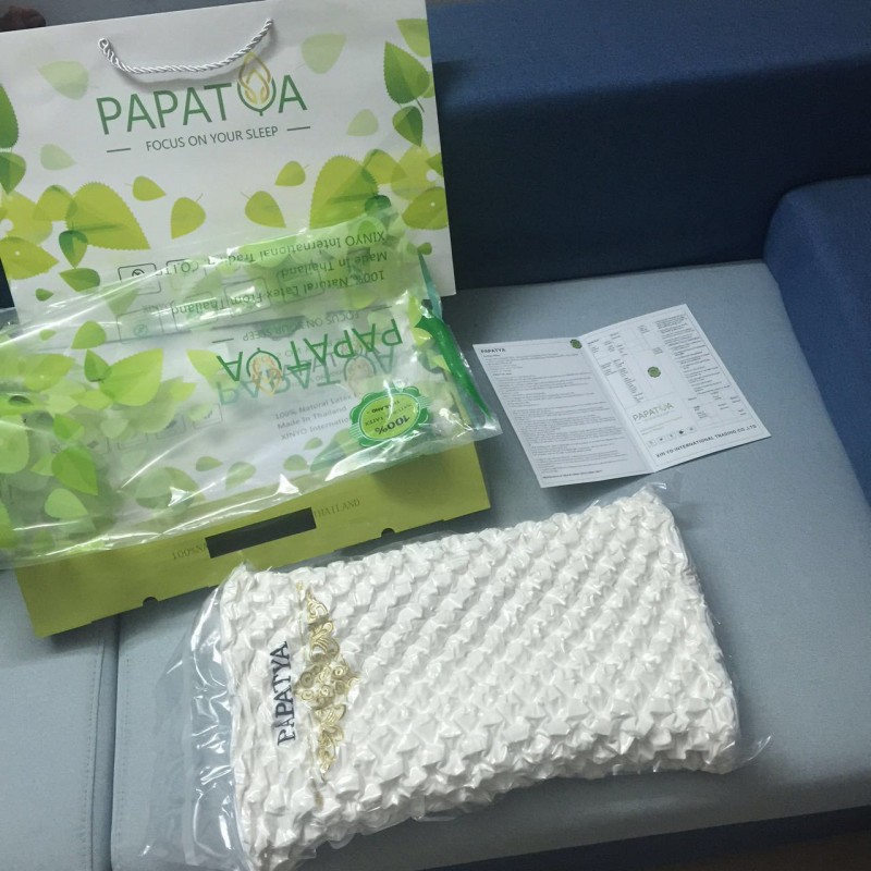 泰國原裝正品papatya純天然乳膠枕抗敏防蟎蟲護頸女士美容工廠,批發,進口,代購
