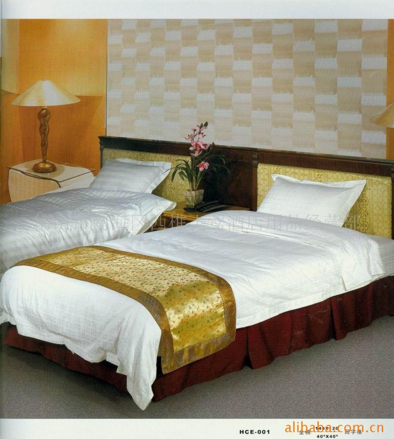 供應賓館酒店床上用品-床尾巾（窄巾） 多花型選擇批發・進口・工廠・代買・代購