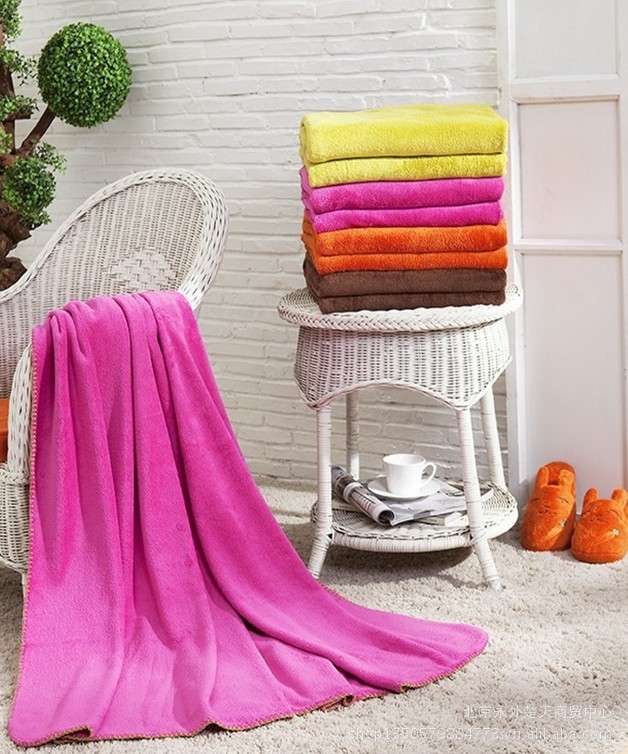 怡蓮 陽光 珊瑚絨（素色）蓋毯 陽光毯 空調毯 夏涼毯禮品批發・進口・工廠・代買・代購