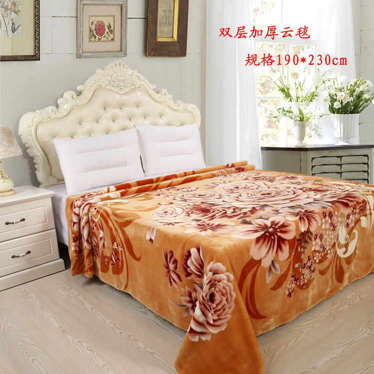 廠傢直銷正品成人200*230雲毯雙層雙麵加厚蓋毯雲貂絨珊瑚絨毛毯批發・進口・工廠・代買・代購