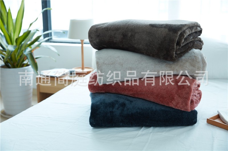 良品抗靜電導電絲休閒毯四季毯蓋毯雙麵法蘭絨午休蓋毯批發批發・進口・工廠・代買・代購