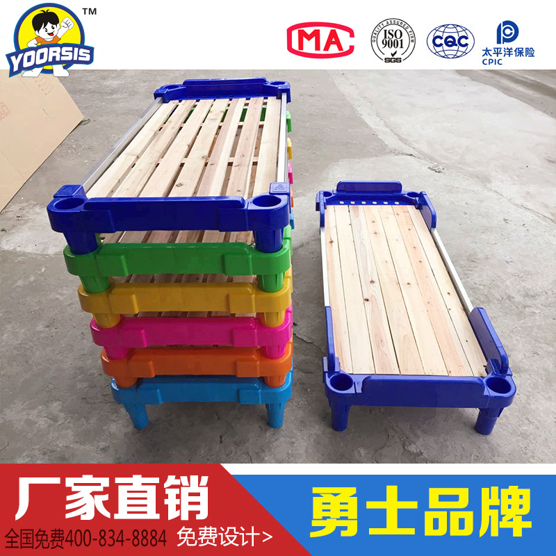幼兒園床塑料床兒童午睡午休床托兒所床寶寶註塑一體幼兒園專用床工廠,批發,進口,代購