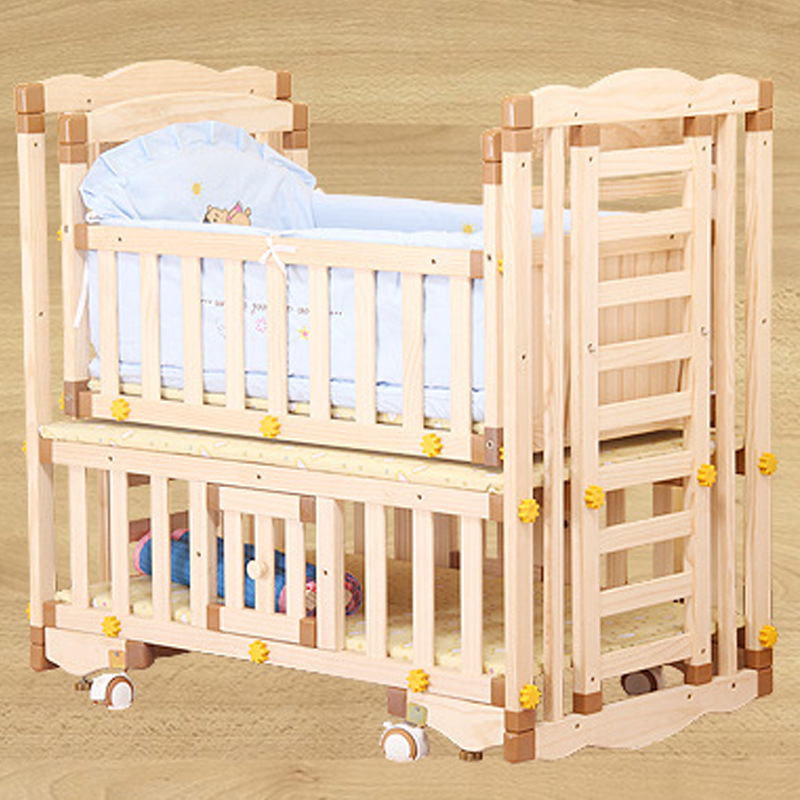 笑樂寶高端實用可搖晃嬰兒床全實木超多功能可變童床遊戲床工廠,批發,進口,代購