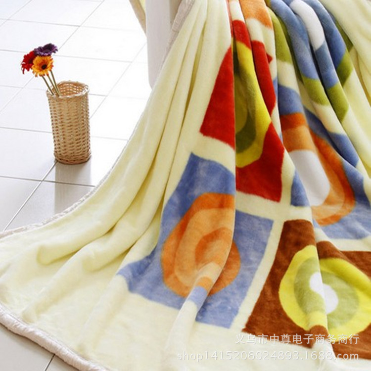 義烏庫存毛毯 各種規格毛毯外貿出口拉舍爾毛毯單雙層毛毯批發批發・進口・工廠・代買・代購