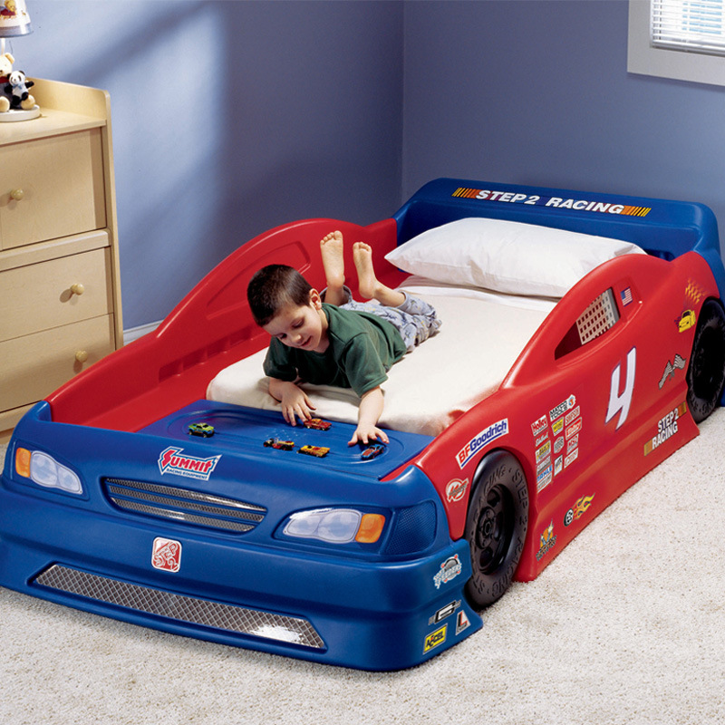 l美國進口Step2塑料兒童床傢具 可變換賽車床批發・進口・工廠・代買・代購