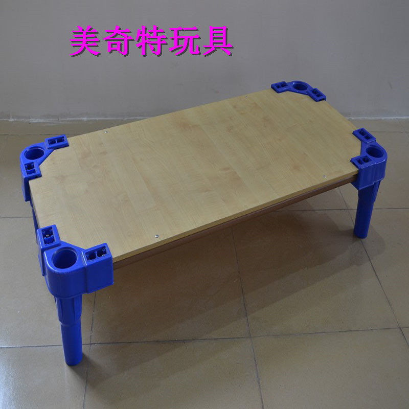 幼兒園專用床平鋪密板統鋪床午睡平鋪通鋪床塑料活動木板床疊疊床工廠,批發,進口,代購
