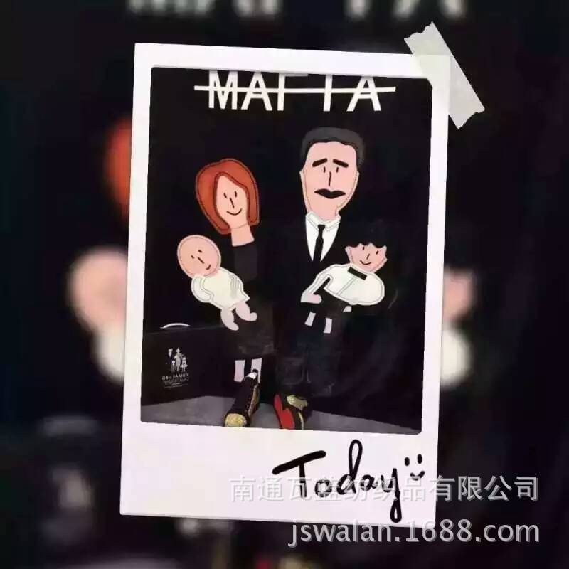 正品現貨 香港潮牌Missin'You惡搞黑手黨毛毯 Family一傢人空調毯批發・進口・工廠・代買・代購