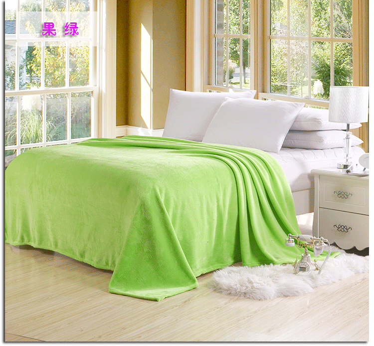 優質珊瑚絨升級法蘭絨超柔素色純色加厚毯法蘭絨毛毯絨毯保暖床單批發・進口・工廠・代買・代購