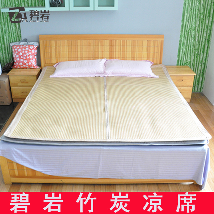 廠傢定製竹涼席 草席夏季折疊竹席 雙麵水洗竹藤席天然軟席 竹製批發・進口・工廠・代買・代購