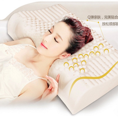 泰國進口乳膠枕頭 頸椎枕護頸枕 純天然釋壓按摩乳膠枕芯健康枕頭批發・進口・工廠・代買・代購
