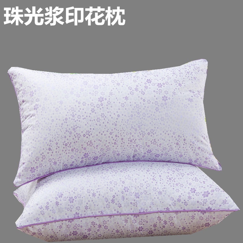 批發枕芯特價磨毛印花珠光漿頸椎保健枕趕集跑江湖促銷學生單人枕工廠,批發,進口,代購