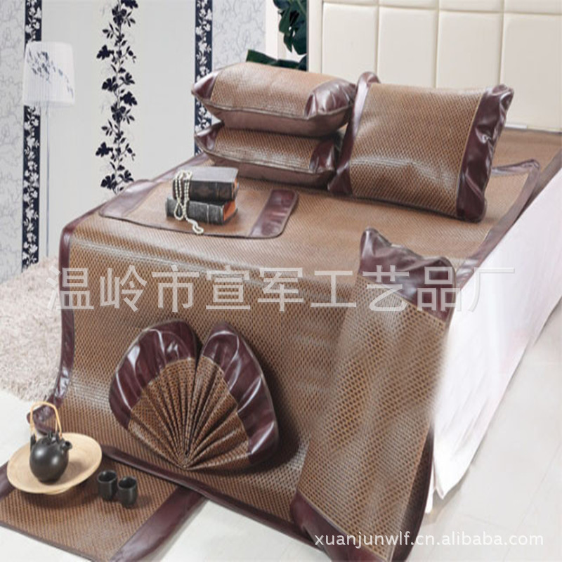 廠傢供應 精品 涼席三件套 1 .5米1.8米 清倉包郵 零售工廠,批發,進口,代購