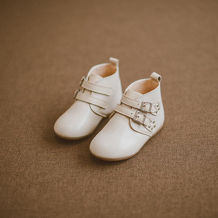 2016秋款新品兒童低筒短靴一件代發男童女童韓版鉚釘單靴子馬丁靴工廠,批發,進口,代購