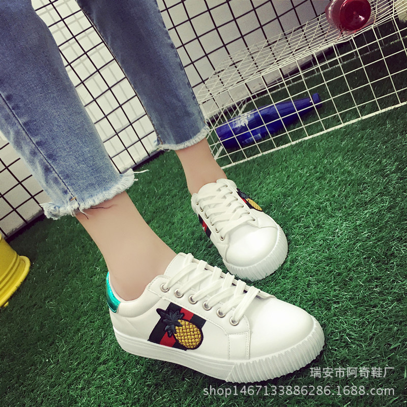 2016秋季小白鞋女底韓版平底白色板鞋運動鞋球鞋明星同款休閒單鞋批發・進口・工廠・代買・代購