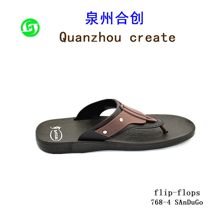 男士吹氣底人字沙灘拖鞋/泉州市合創鞋業工廠,批發,進口,代購