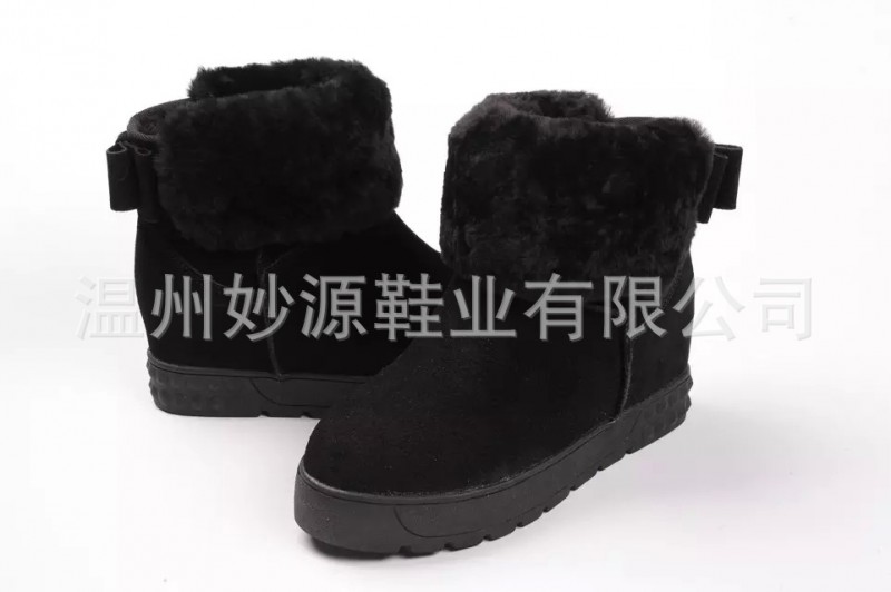 工廠直銷一件代發真皮內增高經典女士雪靴工廠,批發,進口,代購