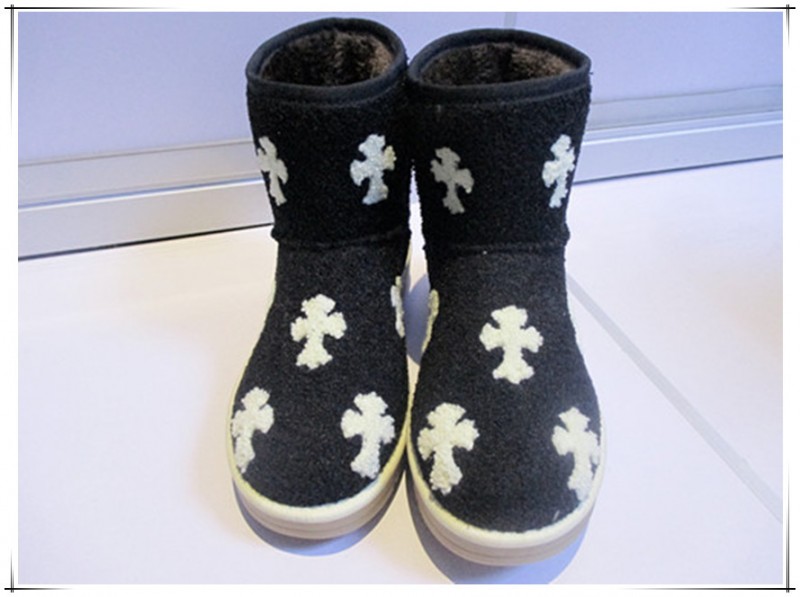 克羅心流行雪靴  冬季保暖時尚雙色雪靴  舒適防滑牛筋底批發・進口・工廠・代買・代購