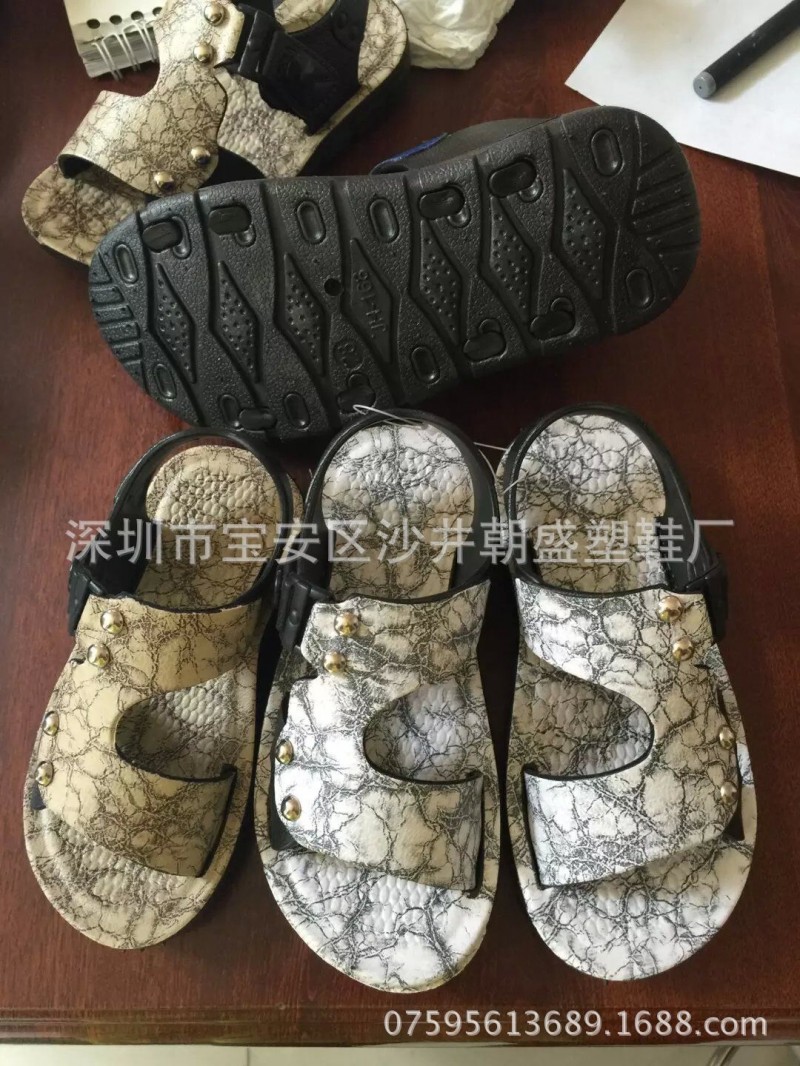暢銷全國吳川兒童居傢低價拖鞋 皮革PVC涼拖防滑耐磨學生涼鞋B168工廠,批發,進口,代購