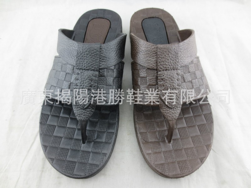 【現貨供應】-中國皮涼-仿皮男拖-仿皮男涼-出口貼牌-超市-人字工廠,批發,進口,代購