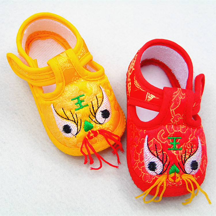 佳嬰貝傳統寶寶鞋 虎頭鞋 春秋款嬰兒鞋唐裝搭配軟底鞋601工廠,批發,進口,代購