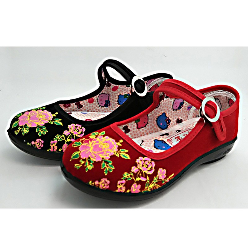 廠傢直銷 2015童鞋新款全棉麵料女款中小童老北京兒童傳統佈鞋工廠,批發,進口,代購