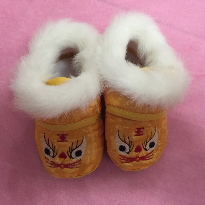 2015 冬季 翔龍佈依 爆款 加棉 兒童 白毛虎頭鞋工廠,批發,進口,代購