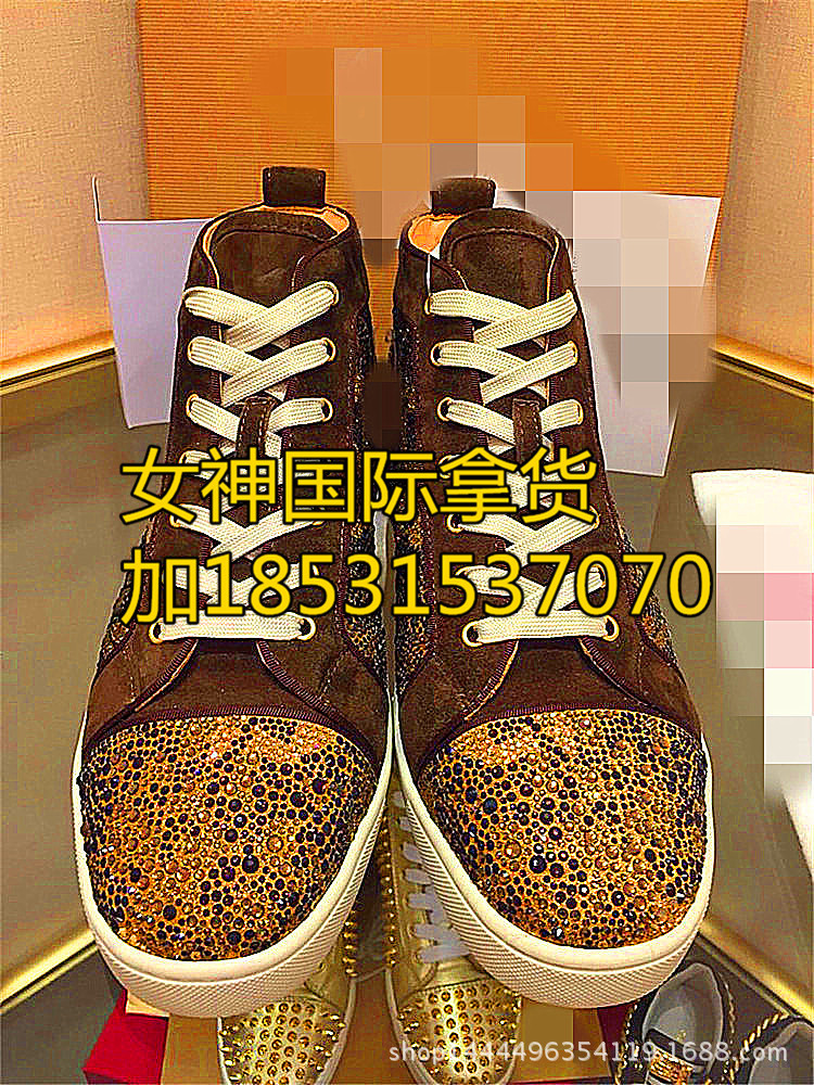 女神國際~全球前十貴族鞋履~平底情侶款豹紋花色進口澳鉆高幫鞋工廠,批發,進口,代購