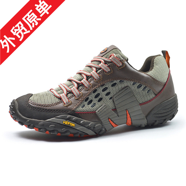 輕便網佈透氣戶外登山男鞋 防滑V底休閒越野運動鞋hiking shoes工廠,批發,進口,代購
