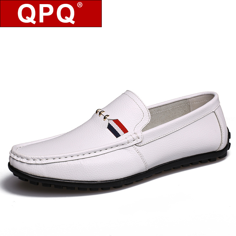 QPQ2016新款男士舒適駕車鞋豆豆鞋真皮套腳鞋休閒鞋男鞋一件代發工廠,批發,進口,代購