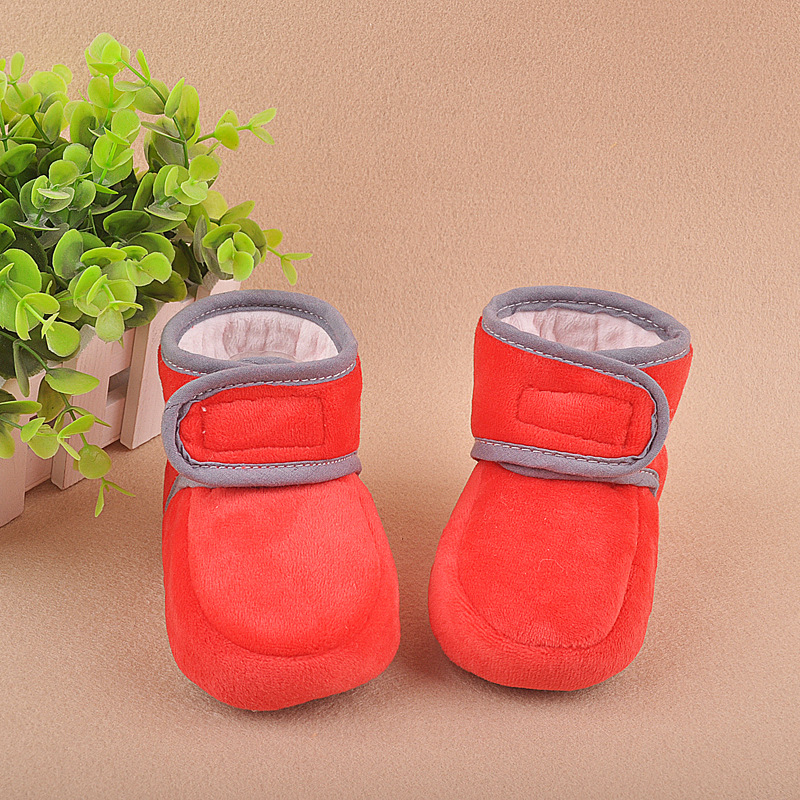 淘寶熱銷寶寶學步鞋嬰兒鞋子春秋軟底寶寶單鞋水晶絨 0-1歲工廠,批發,進口,代購