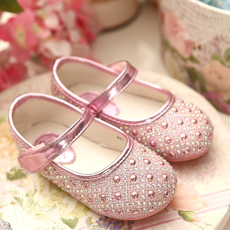 批發韓國外貿新款女童鞋韓版水鉆嬰兒鞋公主鞋寶寶鞋一件代發工廠,批發,進口,代購
