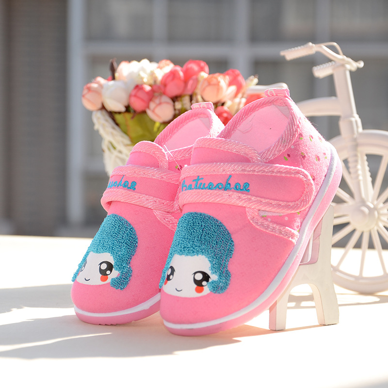 嬰兒鞋0-1-2歲春秋季卡通防滑學步鞋韓版新款軟底休閒女童寶寶鞋工廠,批發,進口,代購