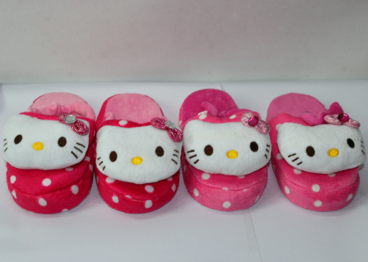 批發正品hello kittyr兒童拖鞋迪斯尼拖鞋毛絨拖鞋，可通卡通拖鞋批發・進口・工廠・代買・代購