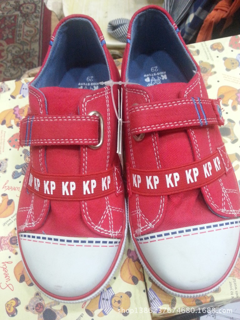 日本原單kids stuff魔術貼童裝板鞋童鞋kp牛仔色童鞋批發・進口・工廠・代買・代購