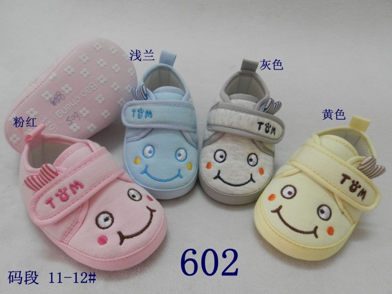 童盟新款童鞋 新生兒寶寶鞋 幼兒卡通造型單鞋 佈底鞋工廠,批發,進口,代購
