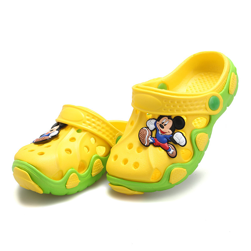 2015夏季新款 中小童兒童卡通洞洞鞋 男女寶寶防滑涼拖鞋 沙灘鞋工廠,批發,進口,代購