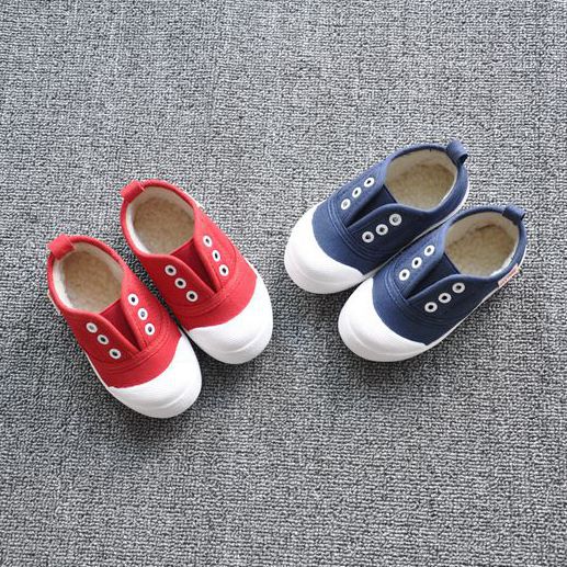 2015冬季新款外貿韓國兒童帆佈棉鞋加棉加絨保暖小童中童1-6歲批發・進口・工廠・代買・代購