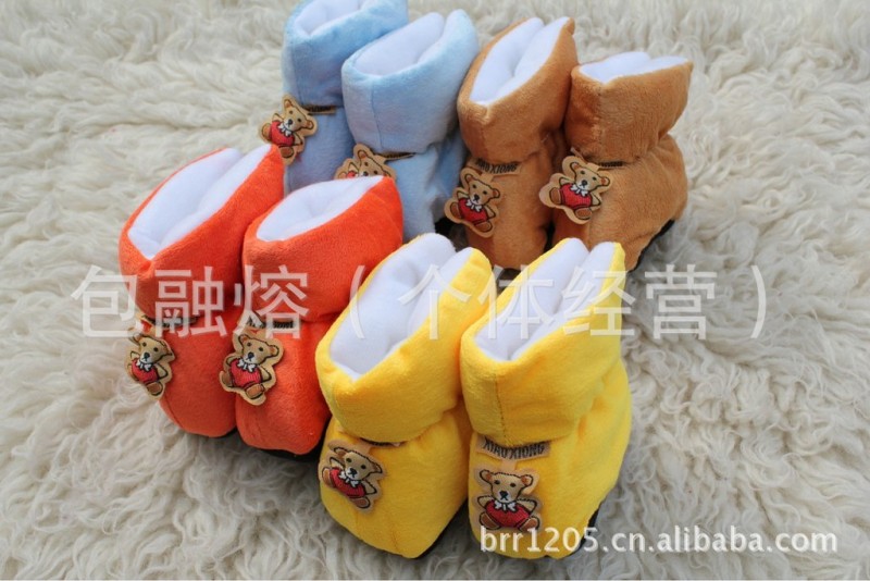 嬰兒加厚保暖鞋 保暖小靴子 大頭棉鞋工廠,批發,進口,代購