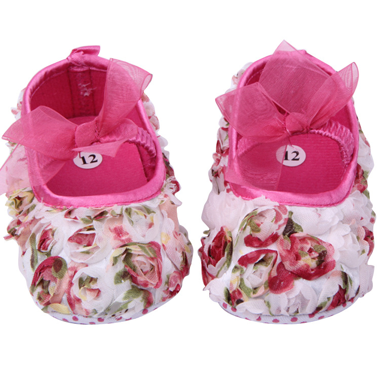 秋季新品 寶寶學步鞋爆款玫瑰花 babyshoes0-1歲嬰兒鞋子0325工廠,批發,進口,代購