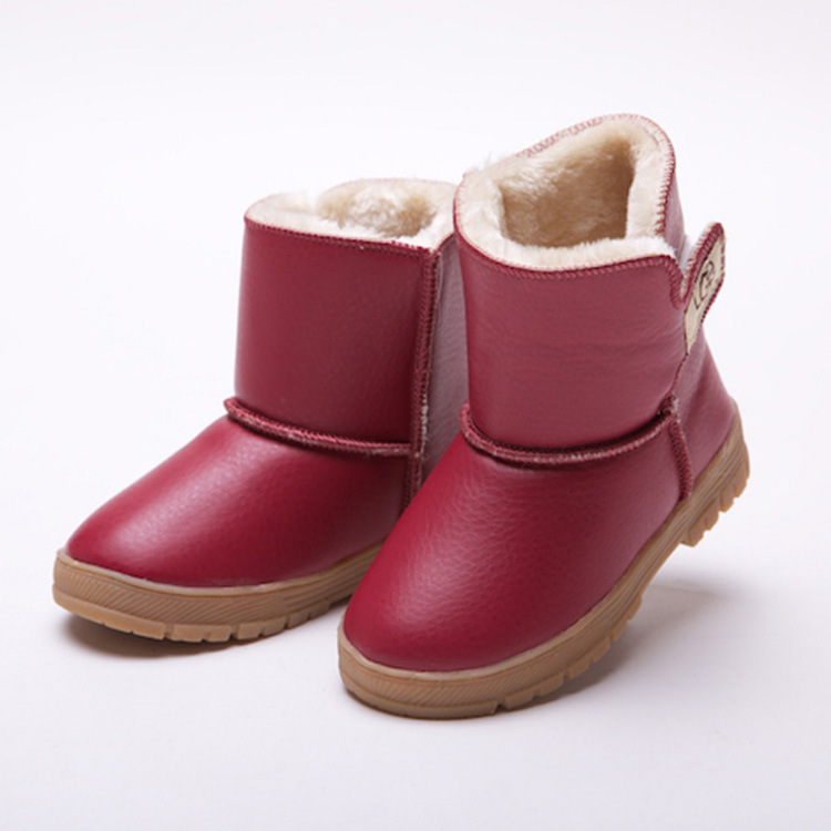 童鞋冬季新款 韓版魔術貼兒童保暖鞋男童女童雪靴 童靴批發代發工廠,批發,進口,代購