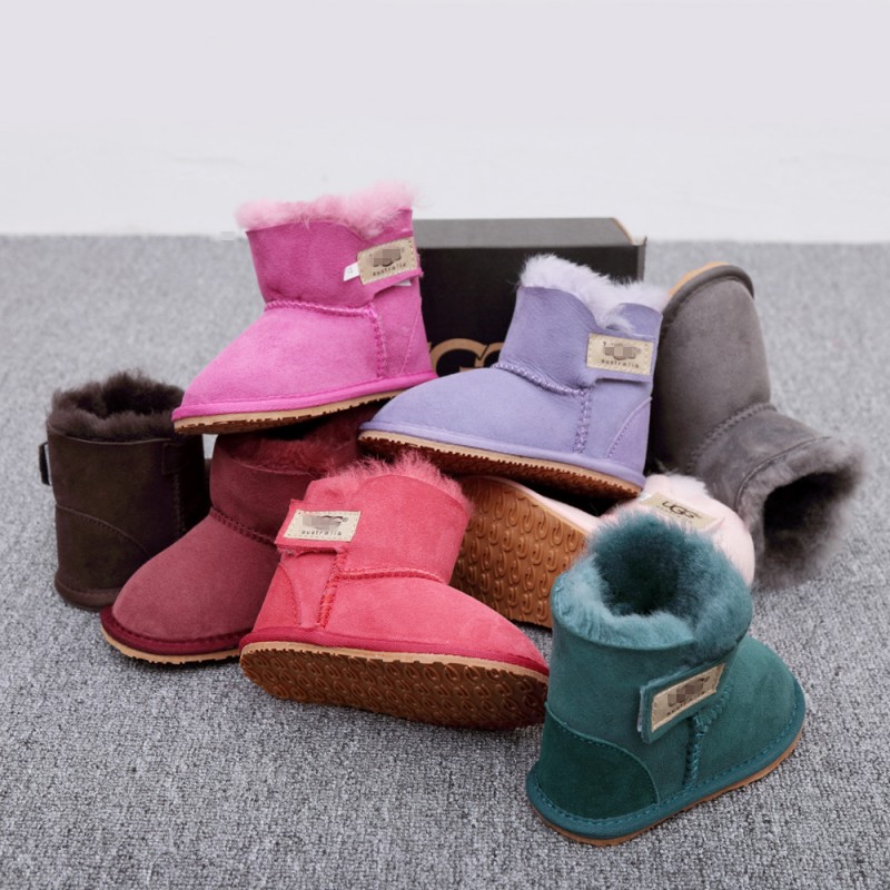 2016冬季新款澳洲男女兒童雪靴 皮毛一體童鞋 嬰兒鞋 寶寶鞋工廠,批發,進口,代購