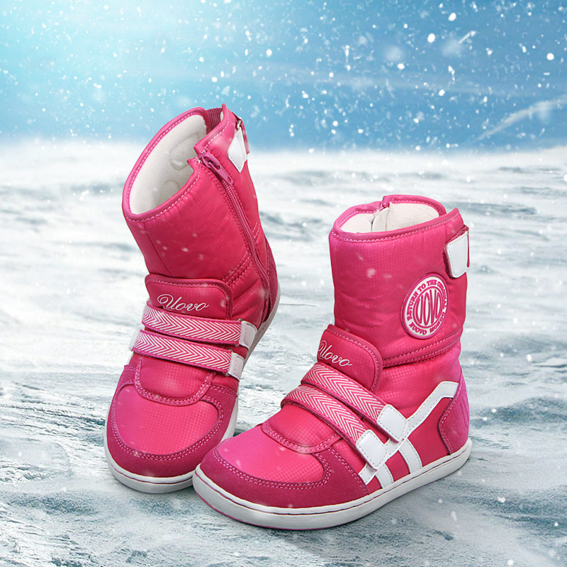 UOVO2015秋冬季雪靴新款童鞋 女童靴子保暖舒適廠傢直銷批發工廠,批發,進口,代購